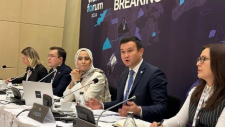 TDT Genel Sekreter Yardımcısı TRT World Forum’a Katıldı