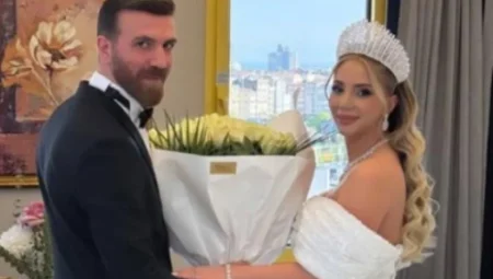 Aleyna Dalveren’in düğününde 5 kilo altın takıldı, ünlü isimler geceye damga vurdu