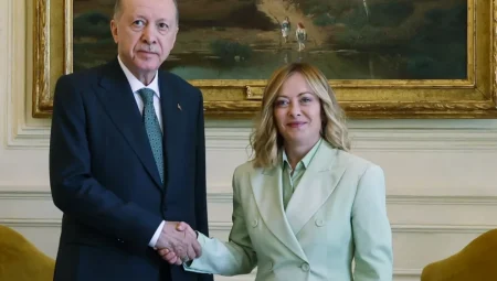 Erdoğan ile İtalya Başbakanı Meloni Roma’da bir araya geldi: İkili ilişkiler ve bölgesel gelişmeler masadaydı